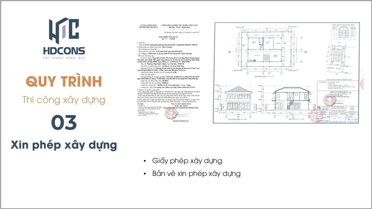 3 Quy trinh Thi cong xay dung Xin phep xay dung
