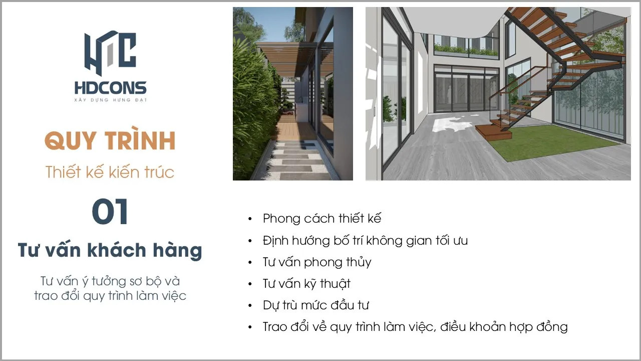 QUY TRÌNH THIẾT KẾ KIẾN TRÚC 3 3 Quy trinh Thiet ke kien truc Tu van khach hang y tuong va quy trinh lam viec