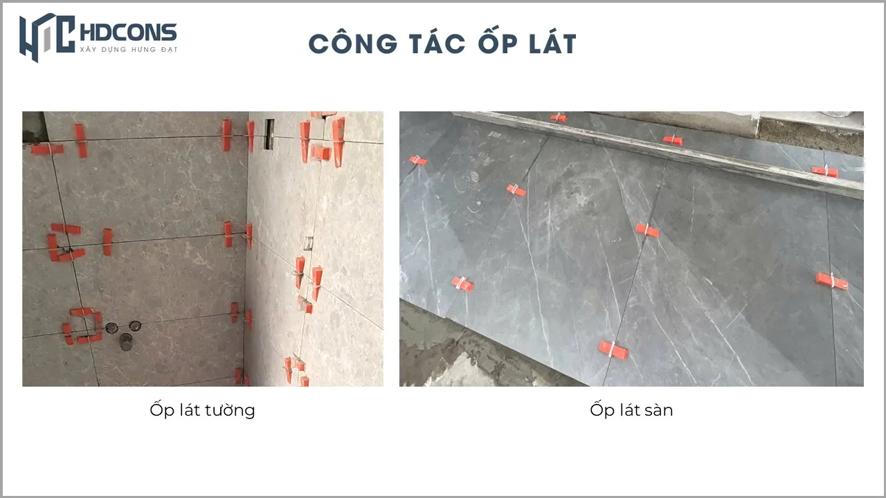 QUY TRÌNH THIẾT KẾ KIẾN TRÚC VÀ THI CÔNG XÂY DỰNG 33 6.2.3 Quy trinh Thi cong xay dung Cong tac op lat