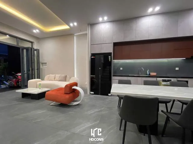 Hoàn thiện phòng khách và bếp - ăn
