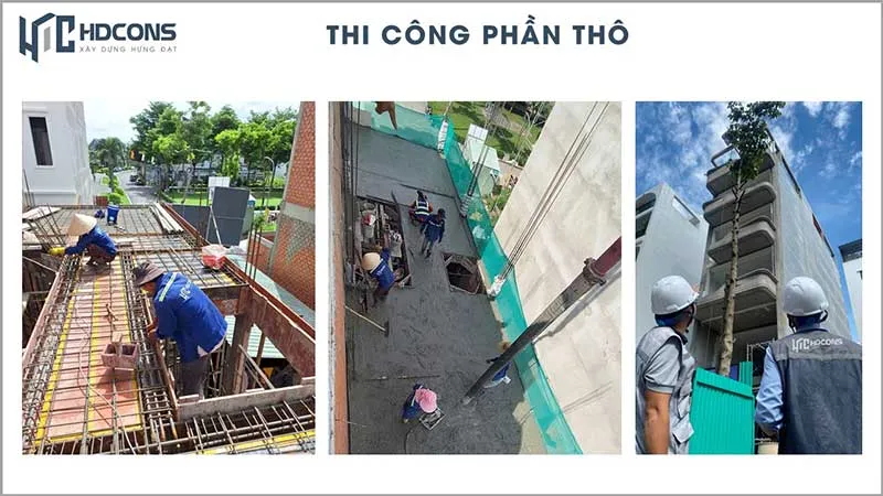 BẢNG GIÁ THI CÔNG TRỌN GÓI 5 5.1 Thi cong phan tho