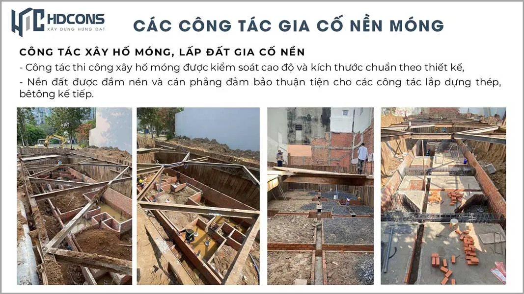 BẢNG GIÁ THI CÔNG TRỌN GÓI 20 7.1 Chat luong thi cong gia co nen mong