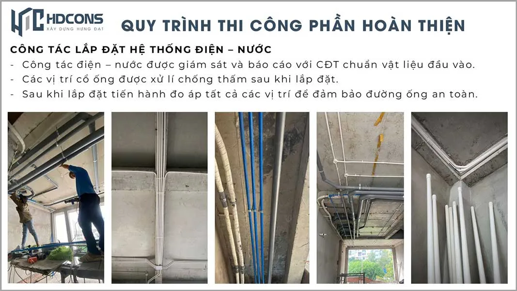 BẢNG GIÁ THI CÔNG TRỌN GÓI 29 7.10 Chat luong thi cong cong tac lap dat dien nuoc