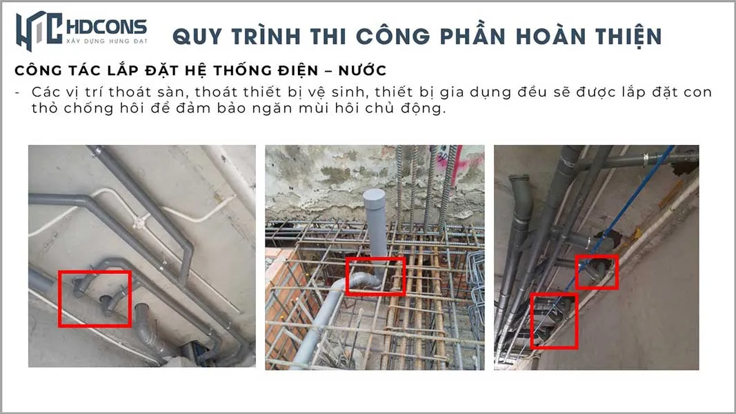 BẢNG GIÁ THI CÔNG TRỌN GÓI 30 7.11 Chat luong thi cong cong tac lap dat dien nuoc