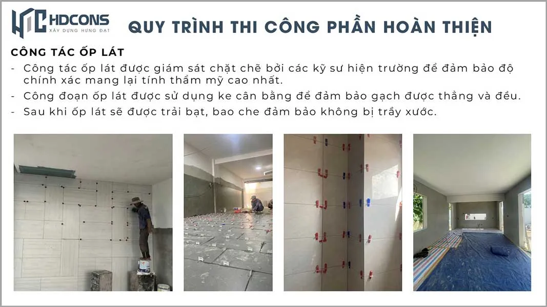 BẢNG GIÁ THI CÔNG TRỌN GÓI 28 7.9 Chat luong thi cong cong tac op lat