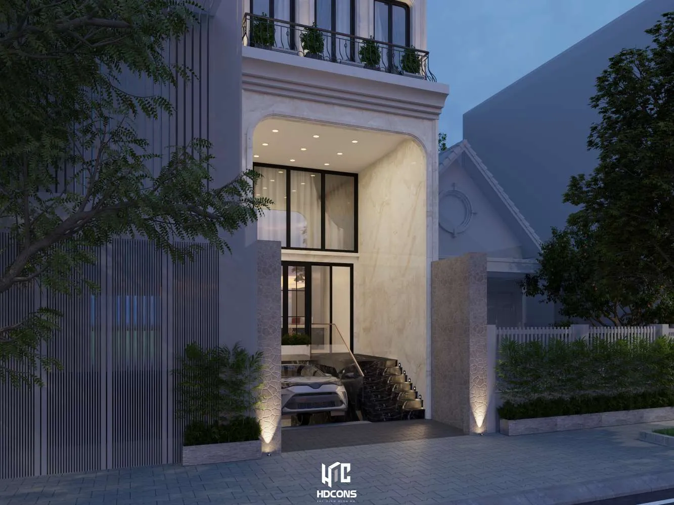 Thiết kế chiếu sáng dịu nhẹ và ấm áp