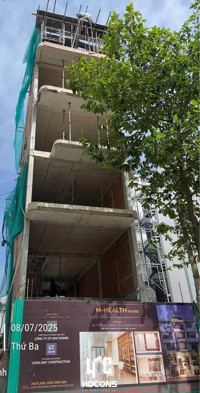 Công trình đang trong quá trình xây dựng
